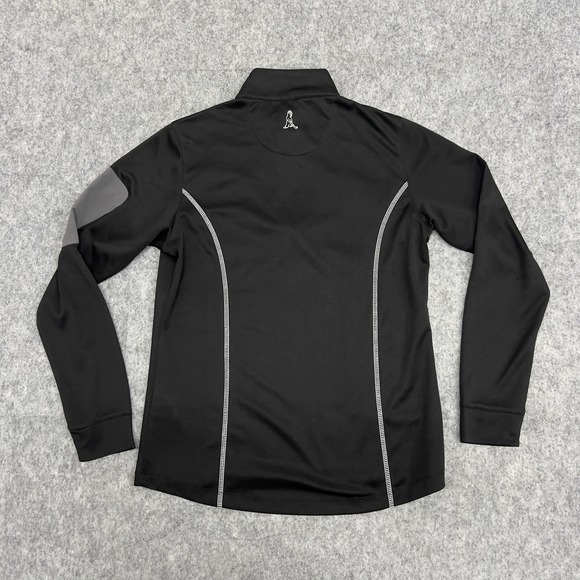 Ping Sweatshirt Womens Small Black 1/4 Zip Pocket Performance‎ Baylor University - Picture 6 of 16